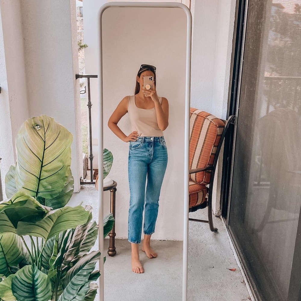 Tan Zara Tank